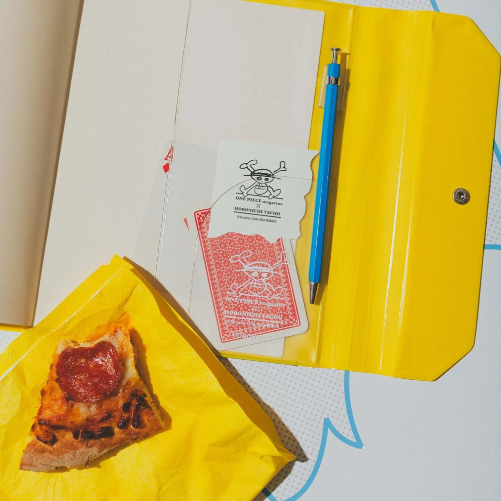 【預購】HOBO日手帳外皮 A5大本 ONE PIECE Banquet YELLOW 海賊王航海王 PVC三折式書衣-細節圖6