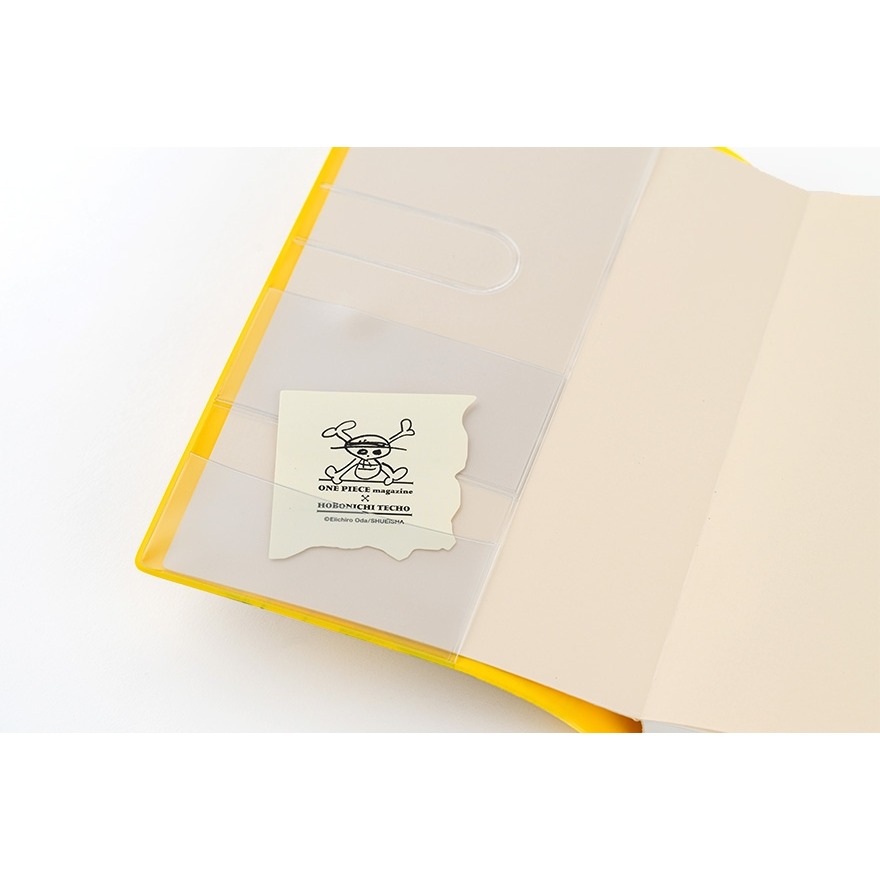 【預購】HOBO日手帳外皮 A5大本 ONE PIECE Banquet YELLOW 海賊王航海王 PVC三折式書衣-細節圖11