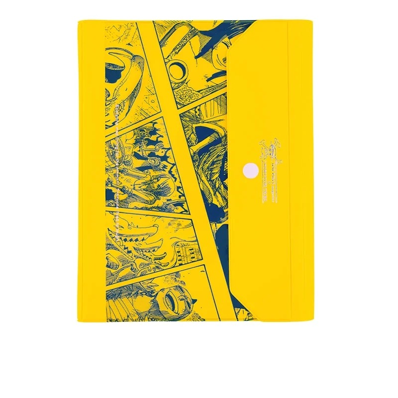 【預購】HOBO日手帳外皮 A5大本 ONE PIECE Banquet YELLOW 海賊王航海王 PVC三折式書衣-規格圖11