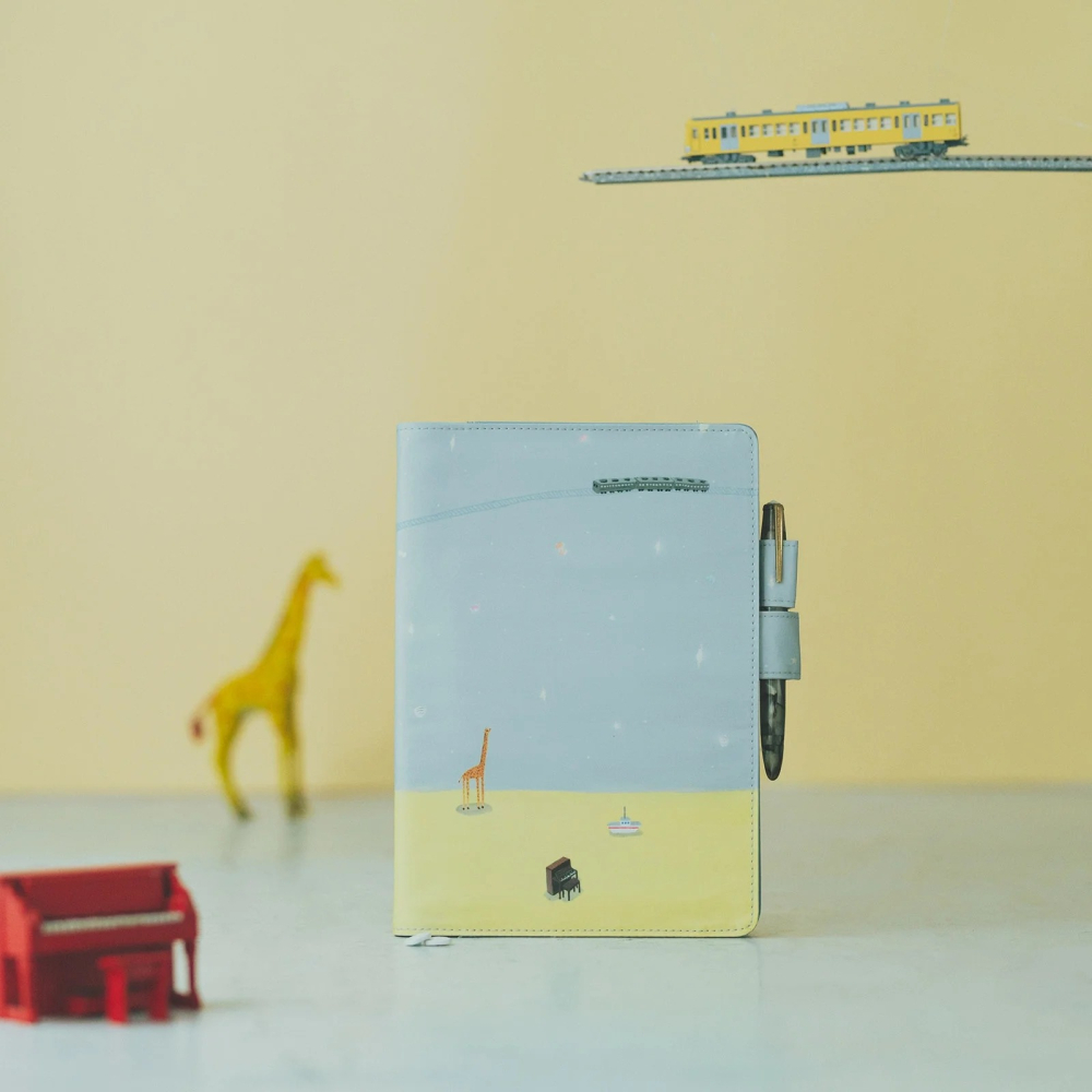 【預購】HOBO日手帳外皮 A5大本 久保田寛子 貝殼星星 閃爍貝殼 貝の星 HOBO手帳書皮書衣 Hobonichi-細節圖2