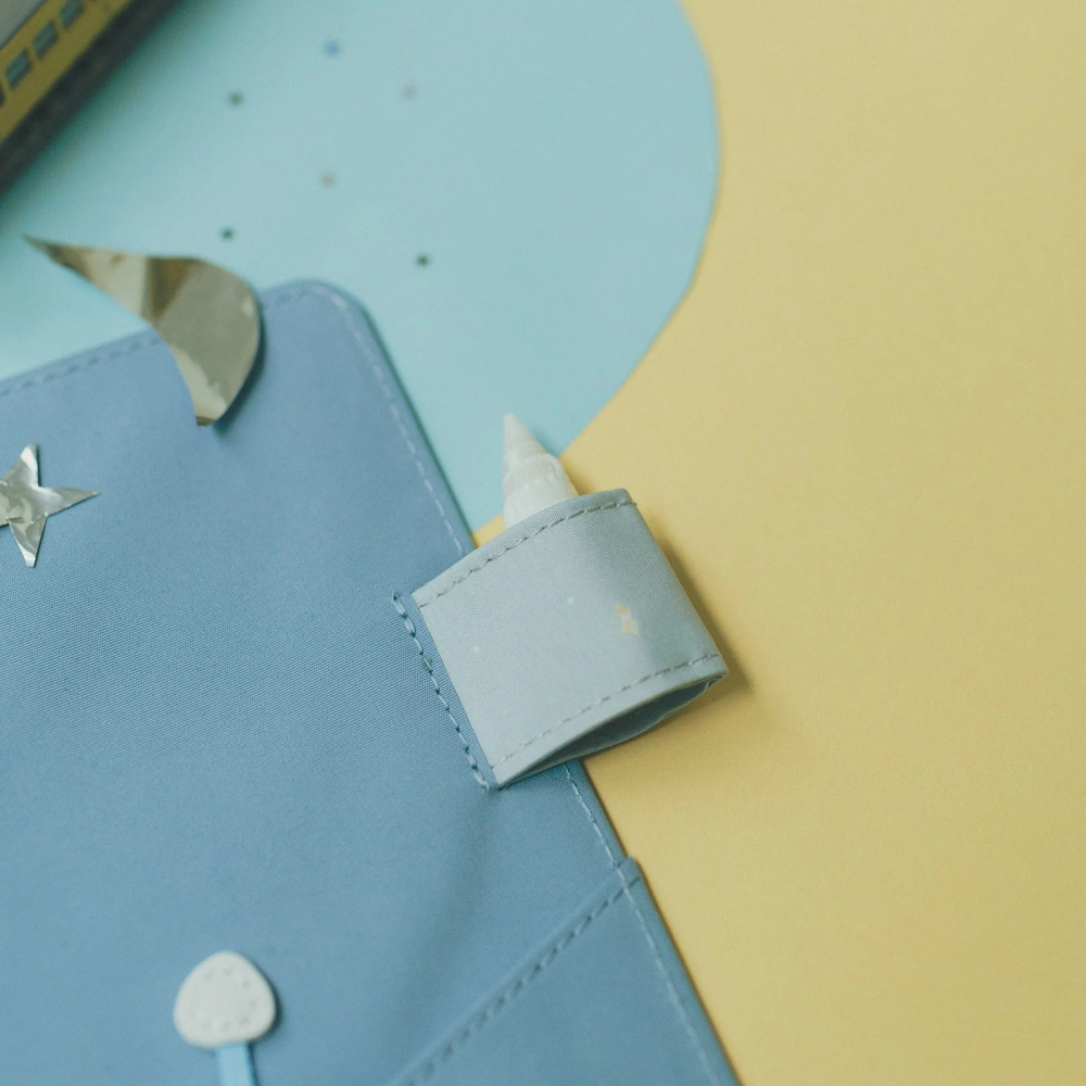 【預購】HOBO日手帳外皮 A5大本 久保田寛子 貝殼星星 閃爍貝殼 貝の星 HOBO手帳書皮書衣 Hobonichi-細節圖4