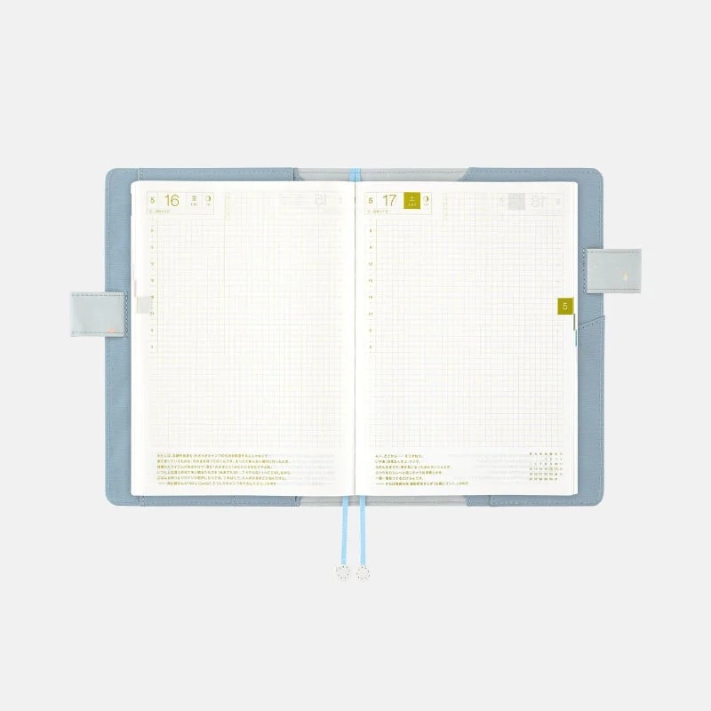 【預購】HOBO日手帳外皮 A5大本 久保田寛子 貝殼星星 閃爍貝殼 貝の星 HOBO手帳書皮書衣 Hobonichi-細節圖9