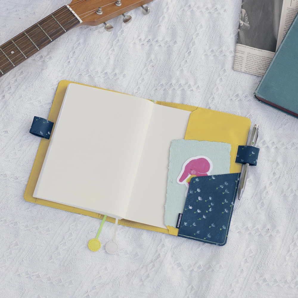 【預購】HOBO日手帳外皮 A5大本 蒲公英田裡的微風 柴田啓子 柴田KEIKO 書衣 書皮 Hobonichi-細節圖4