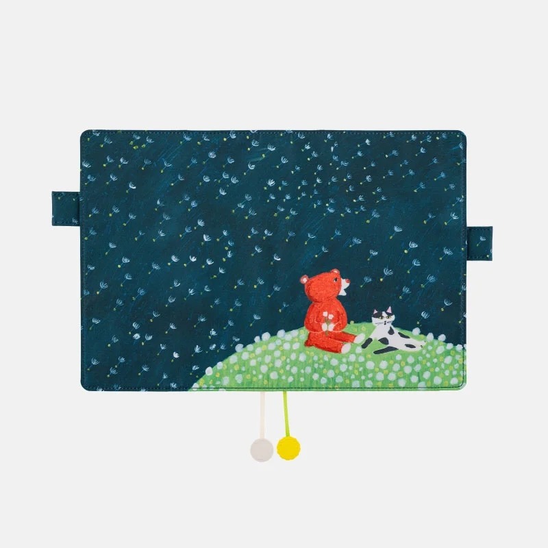 【預購】HOBO日手帳外皮 A5大本 蒲公英田裡的微風 柴田啓子 柴田KEIKO 書衣 書皮 Hobonichi-細節圖7