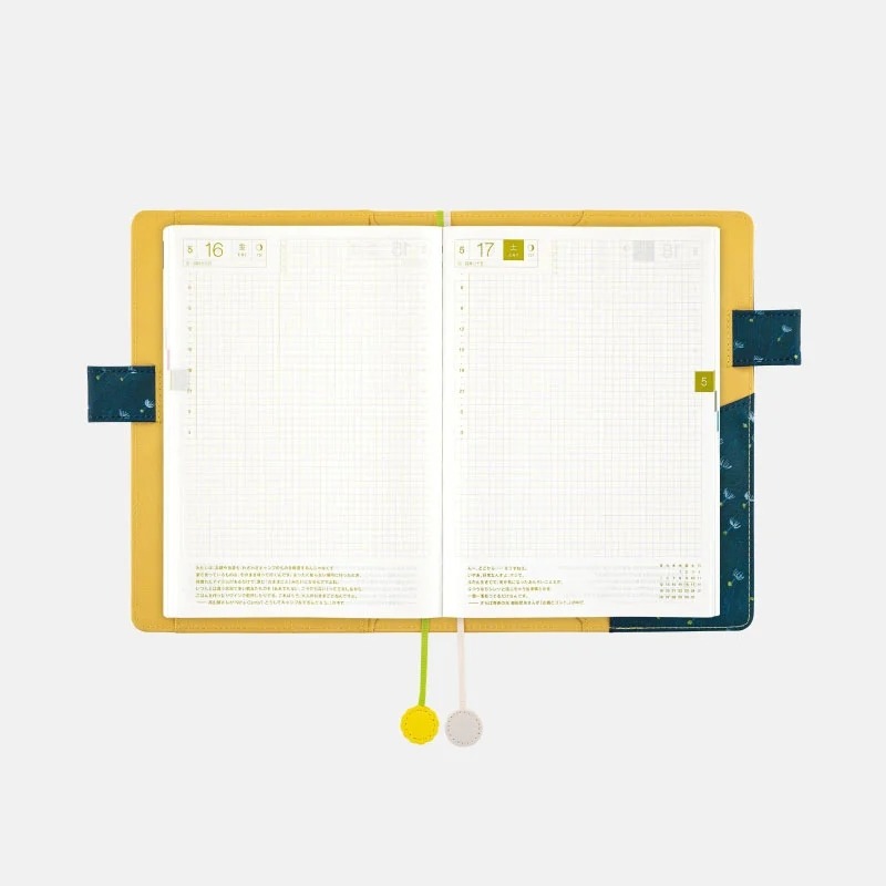 【預購】HOBO日手帳外皮 A5大本 蒲公英田裡的微風 柴田啓子 柴田KEIKO 書衣 書皮 Hobonichi-細節圖9