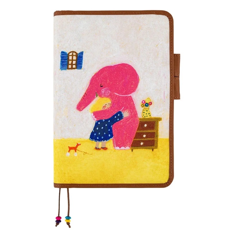 【預購】HOBO日手帳外皮 A5大本 柴田啓子 大象刈谷先生 感人的重逢 HOBO手帳書皮書衣 Hobonichi-規格圖11