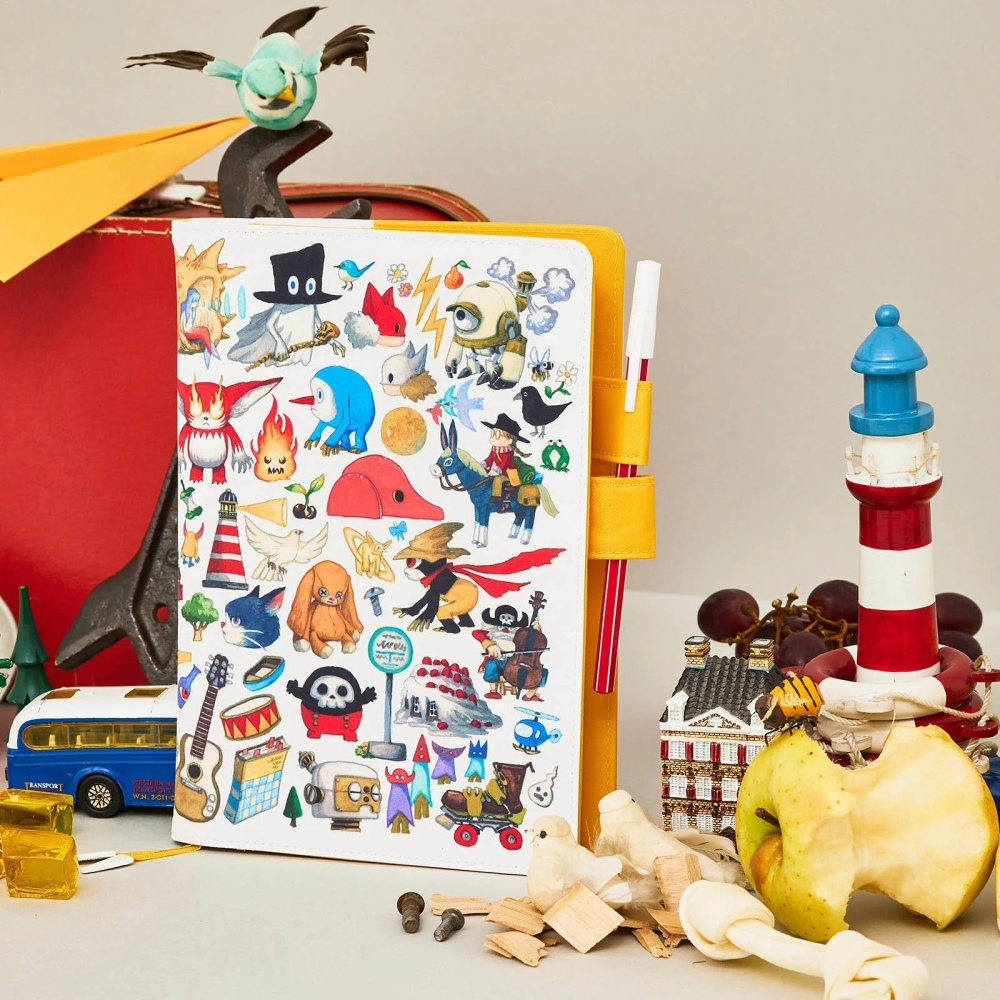 【預購】HOBO日手帳外皮 A5大本 草野正宗×junaida 秘密陌生人 HOBO手帳書皮書衣 Hobonichi-細節圖2