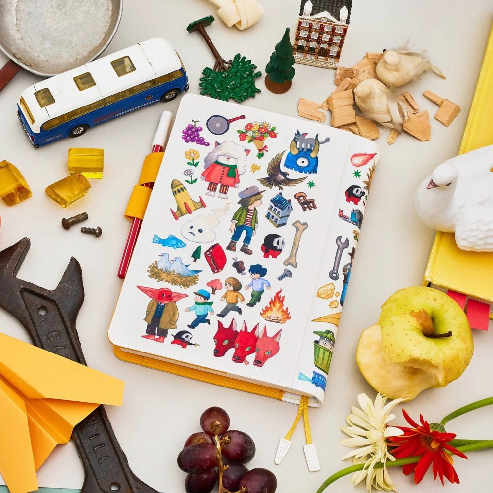 【預購】HOBO日手帳外皮 A5大本 草野正宗×junaida 秘密陌生人 HOBO手帳書皮書衣 Hobonichi-細節圖4