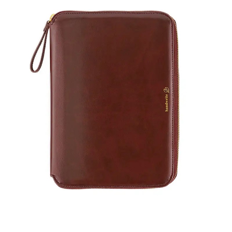 【預購】HOBO日手帳外皮 A5大本 amarone 葡萄酒紅 拉鍊包 HOBO手帳書皮書衣 Hobonichi-規格圖10