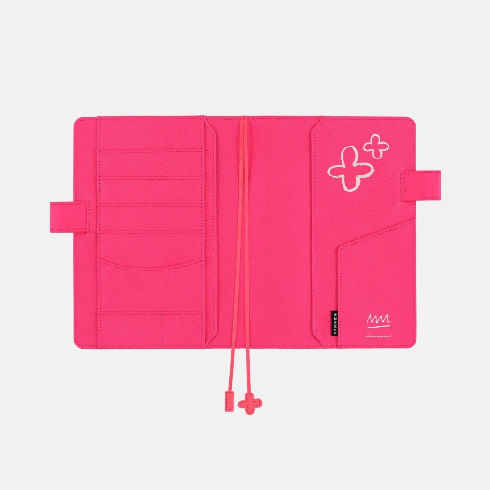 【預購】HOBO日手帳外皮 A5大本 松林誠 ピンクの花 粉紅花 HOBO手帳 書皮 書衣 Hobonichi-細節圖8