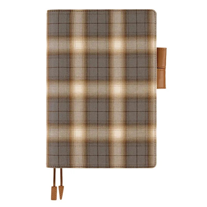 【預購】HOBO日手帳外皮 A5大本 foggy check 襯衫面料系列 霧感格紋 HOBO手帳 書皮 書衣-規格圖11