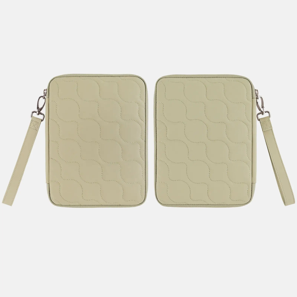 【預購】HOBO日手帳外皮 A5大本 quilt 鼠尾草綠 拉鍊包 HOBO手帳 書皮 書衣 Hobonichi-細節圖6