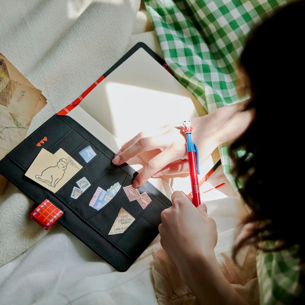 【現貨】HOBO日手帳外皮 A5大本 北岸由美 白貓的日常 HOBO手帳 書皮書衣 Hobonichi-細節圖3