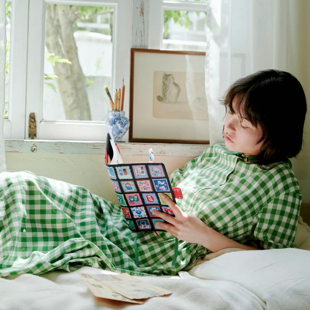 【現貨】HOBO日手帳外皮 A5大本 北岸由美 白貓的日常 HOBO手帳 書皮書衣 Hobonichi-細節圖4