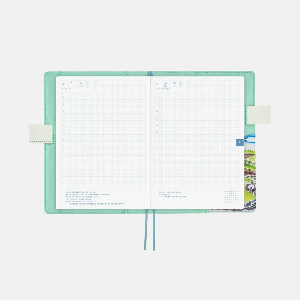 【預購】HOBO日手帳外皮 A5大本 小房子 Virginia Lee Burton 小屋 HOBO手帳書皮書衣-細節圖9