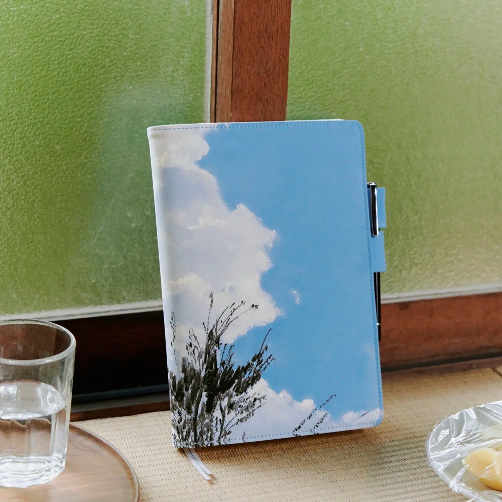 【預購】HOBO日手帳外皮 A5大本 坂口恭平 畑の空 田野的天空 HOBO手帳書皮書衣 Hobonichi-細節圖2