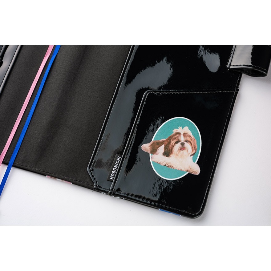 【預購】HOBO日手帳外皮 A5大本 Candy Stripper DOG&CAT RANDOM（black）書皮 書衣-細節圖10