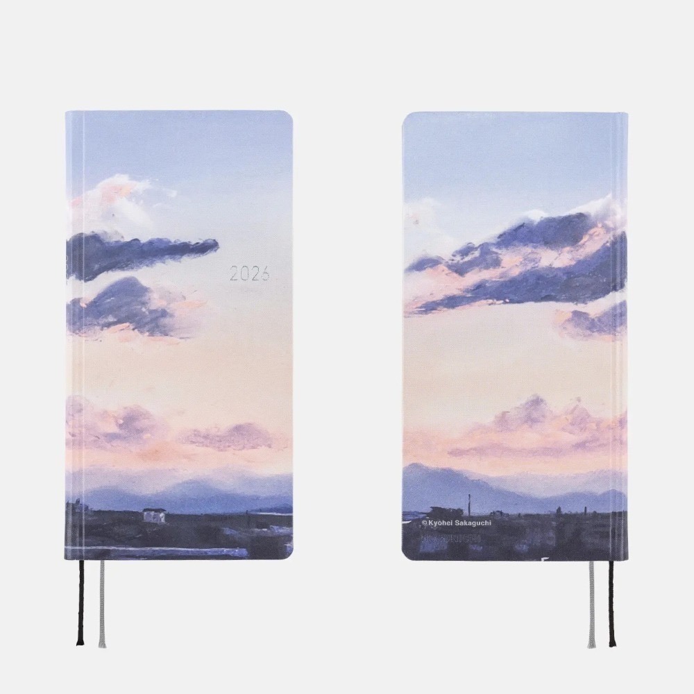 HOBO日2026年Weeks週手帳 坂口恭平 清晨，前往熊本港的路上 日文/英文版 (特典三色筆-細節圖4