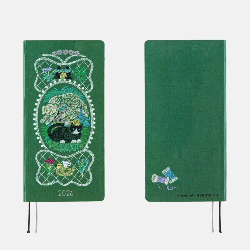 【預購】HOBO日2026年Weeks週手帳 奧見伊代 私の物語 我的故事 日文/英文版 (特典三色筆-細節圖4