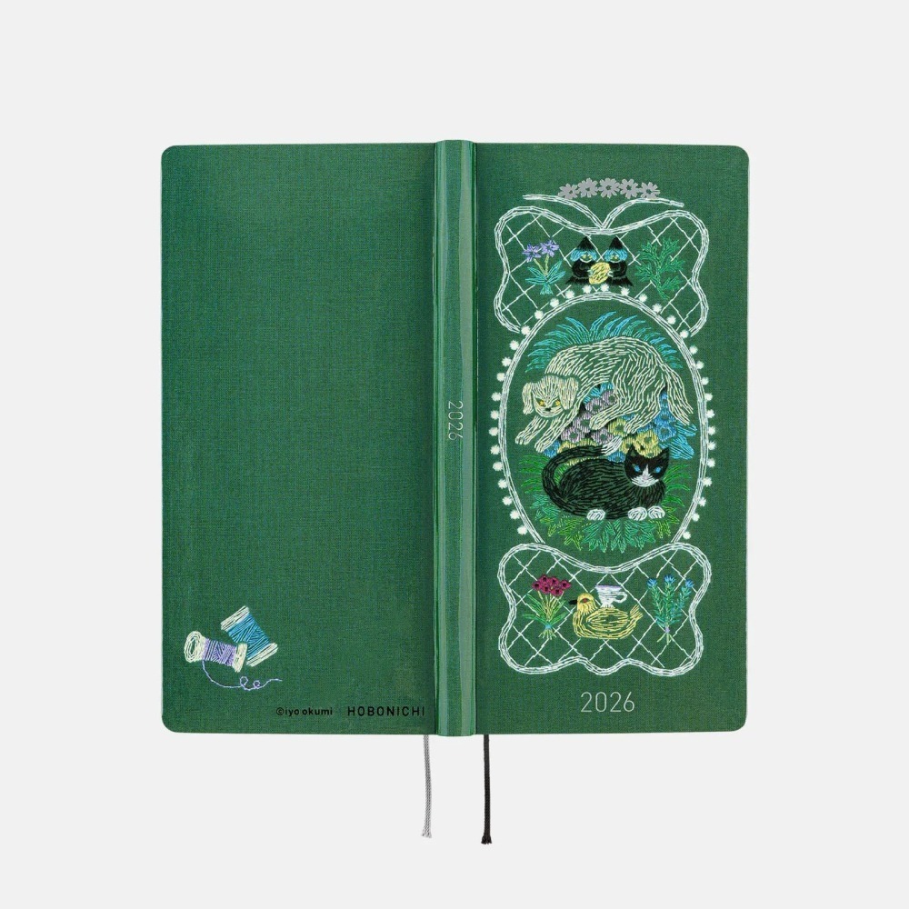 【預購】HOBO日2026年Weeks週手帳 奧見伊代 私の物語 我的故事 日文/英文版 (特典三色筆-細節圖5