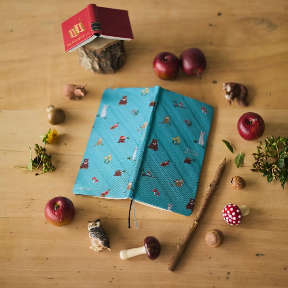【預購】HOBO日2026年Weeks週手帳 Bow & Tie In the Forest-細節圖3