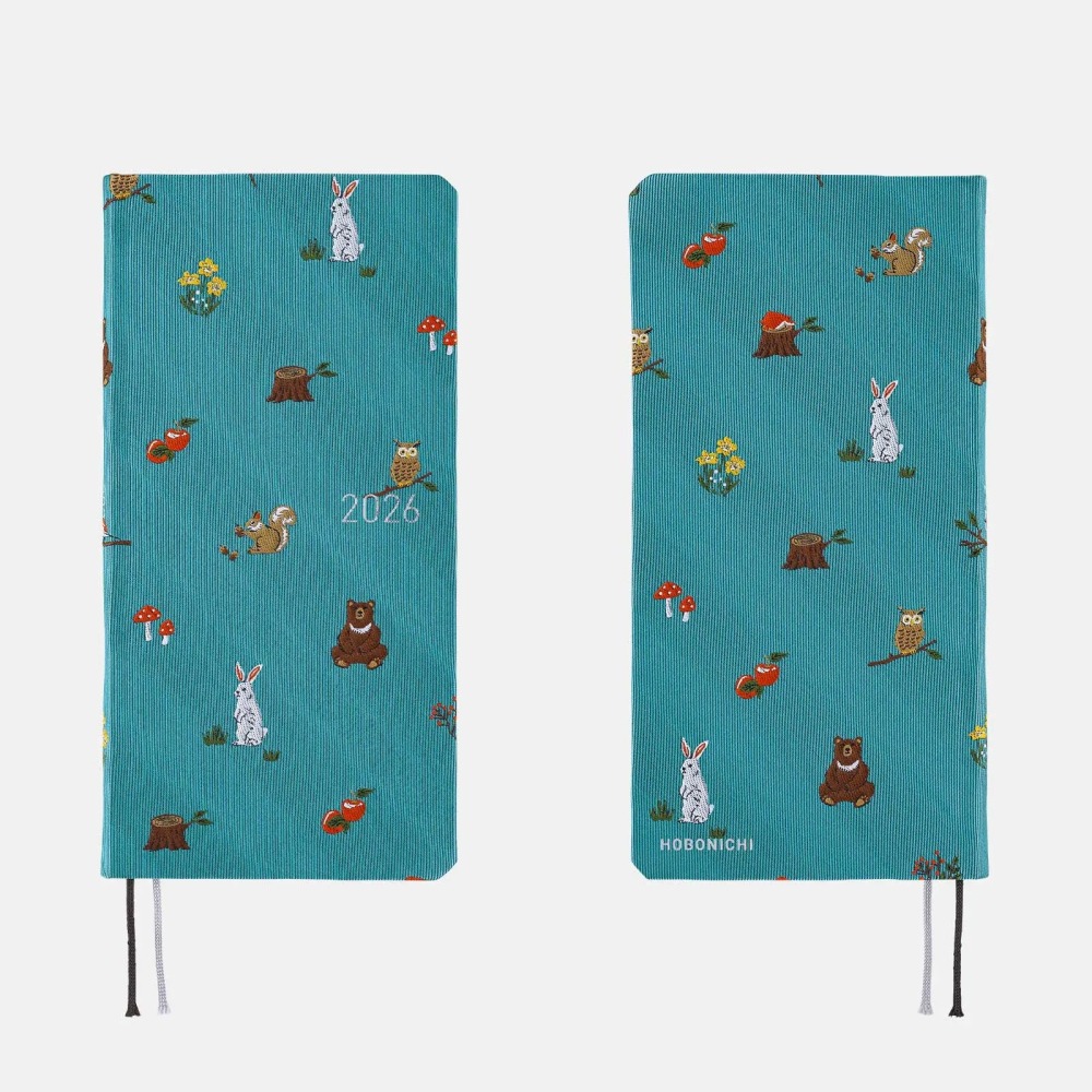 【預購】HOBO日2026年Weeks週手帳 Bow & Tie In the Forest-細節圖4