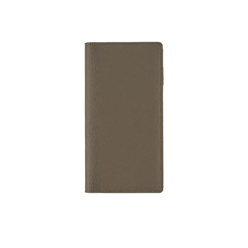 【預購】HOBO日Weeks收納包 Taut (Gray & Light Blue) 牛皮書衣 瘦身版 牛革書皮-規格圖11