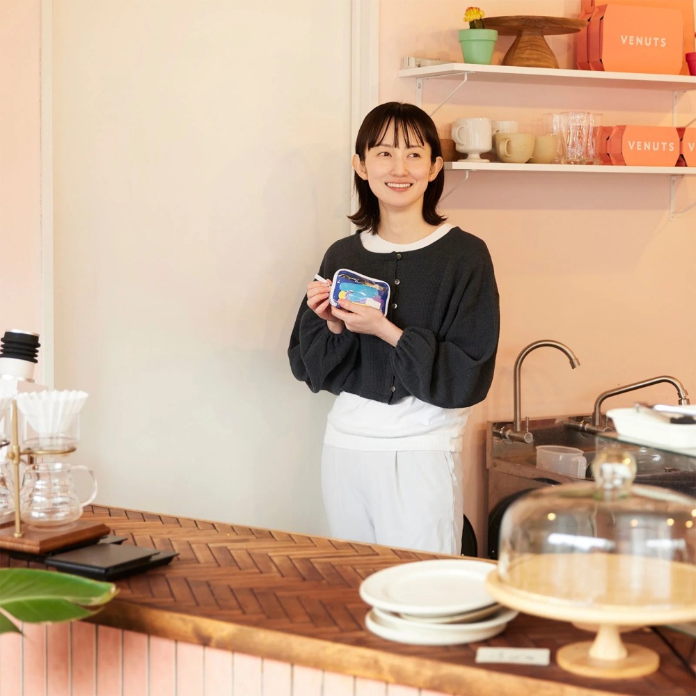 【現貨】HOBO日 收納包 (口袋版) 透明藍 Clear Blue 零錢包 鑰匙包 PVC 手帳週邊-細節圖8