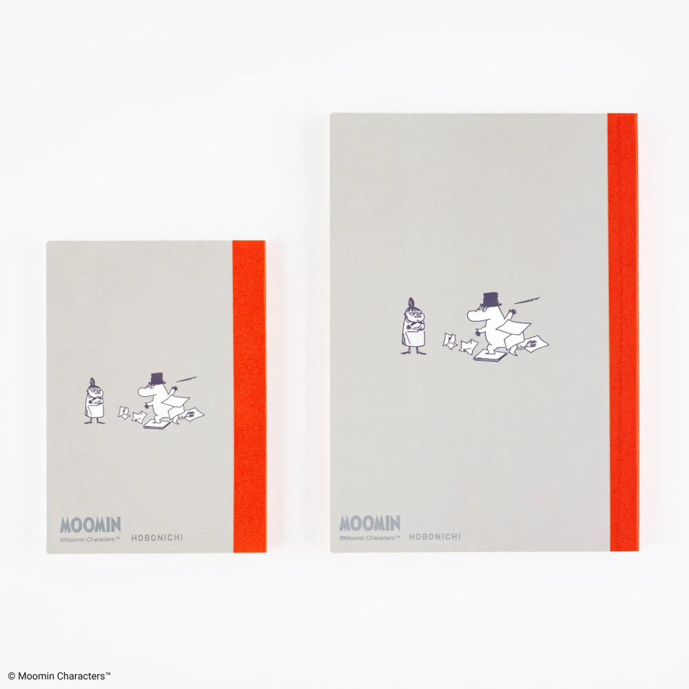 【預購】HOBO日手帳 方格筆記本 MOOMIN 姆明 嚕嚕米 A6文庫本240頁/A5大本288頁 (3.7mm方眼格-細節圖3