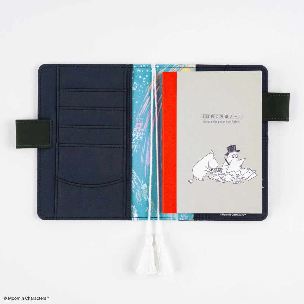 【預購】HOBO日手帳 方格筆記本 MOOMIN 姆明 嚕嚕米 A6文庫本240頁/A5大本288頁 (3.7mm方眼格-細節圖8