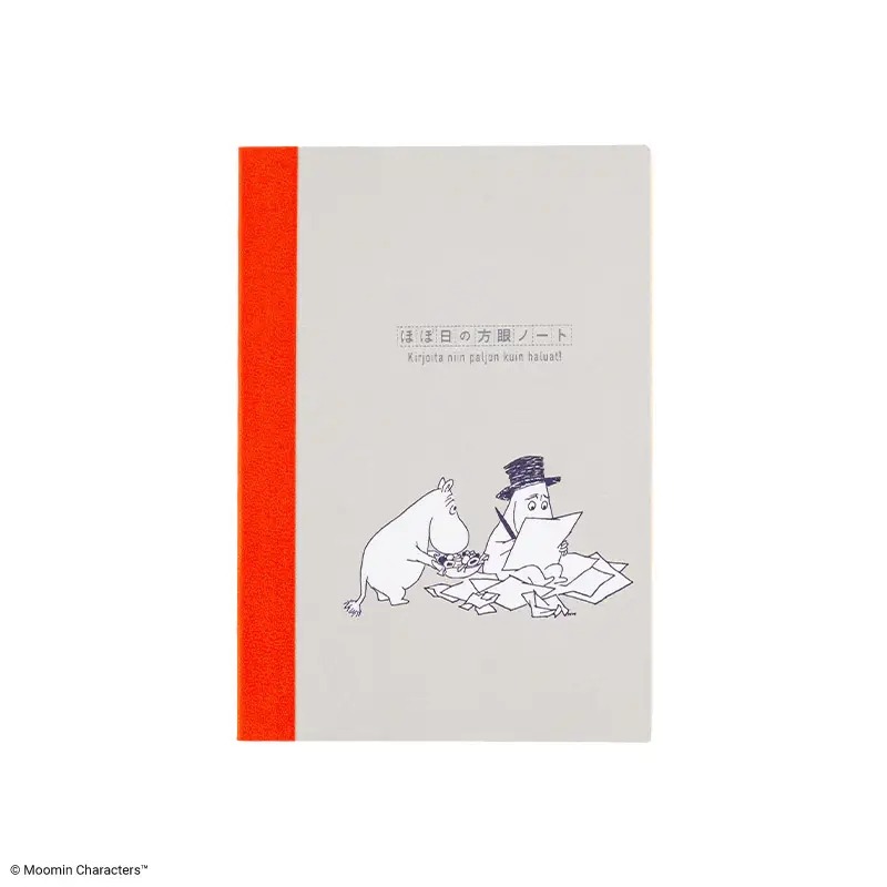 【預購】HOBO日手帳 方格筆記本 MOOMIN 姆明 嚕嚕米 A6文庫本240頁/A5大本288頁 (3.7mm方眼格-規格圖9