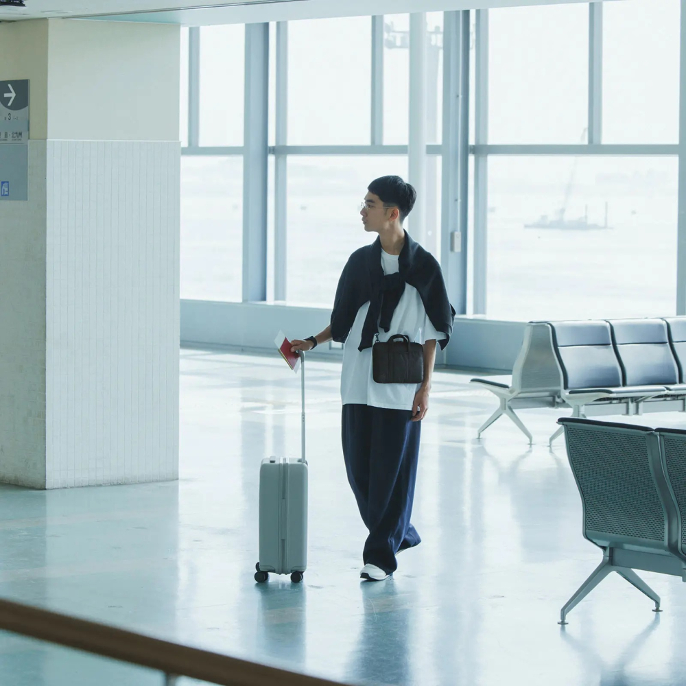 【預購】HOBO日手帳外皮 A5大本 POTR Stroll 黑色 拉鍊包 PORTER書皮 書衣 Hobonichi-細節圖3