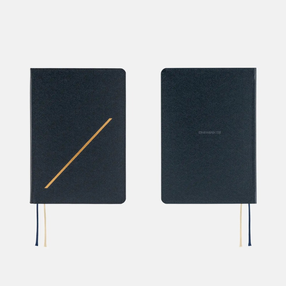 【預購】HOBO日2026年HON手帳書 A6文庫本 Slash 海軍藍 (日文/英文版 週一起始)贈三色筆機器人筆鎮-細節圖6