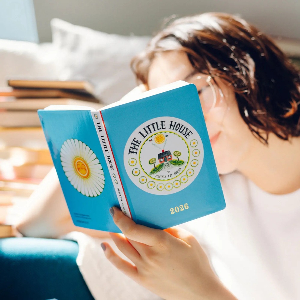 【預購】HOBO日2026年HON手帳書 A6文庫本 小房子 Virginia Lee Burton 小屋 日文/英文版-細節圖3