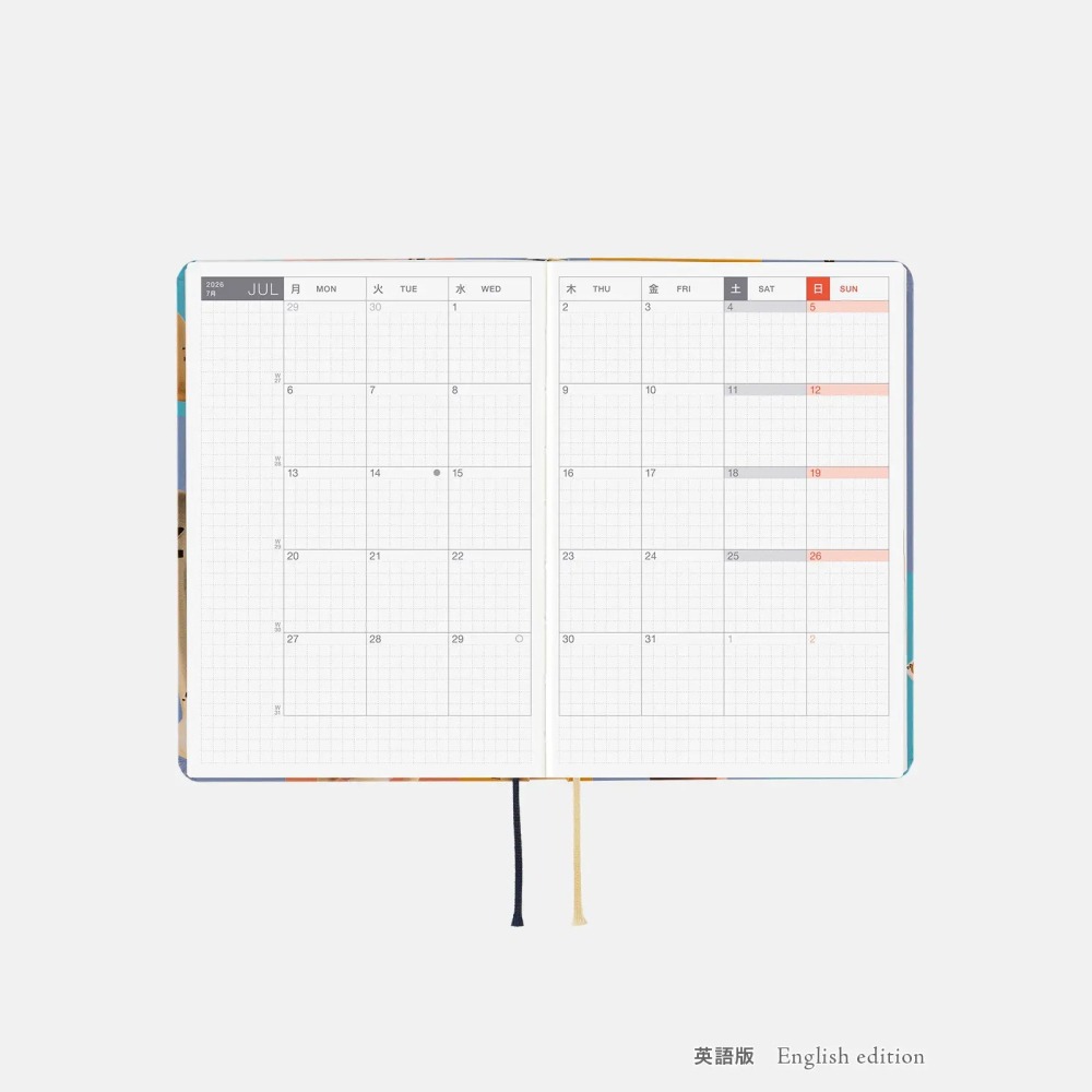 【預購】HOBO日2026年HON手帳書 A6文庫本 MOTHER2 基格的逆襲 地球冒險 日文/英文版-細節圖9