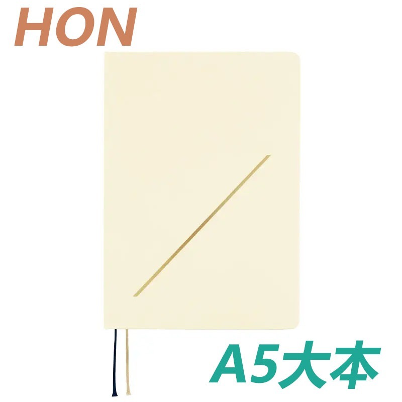 【預購】HOBO日2026年HON手帳書 A5大本 Slash 象牙白 (日文/英文版 週一起始)贈三色筆機器人筆鎮透明-規格圖11