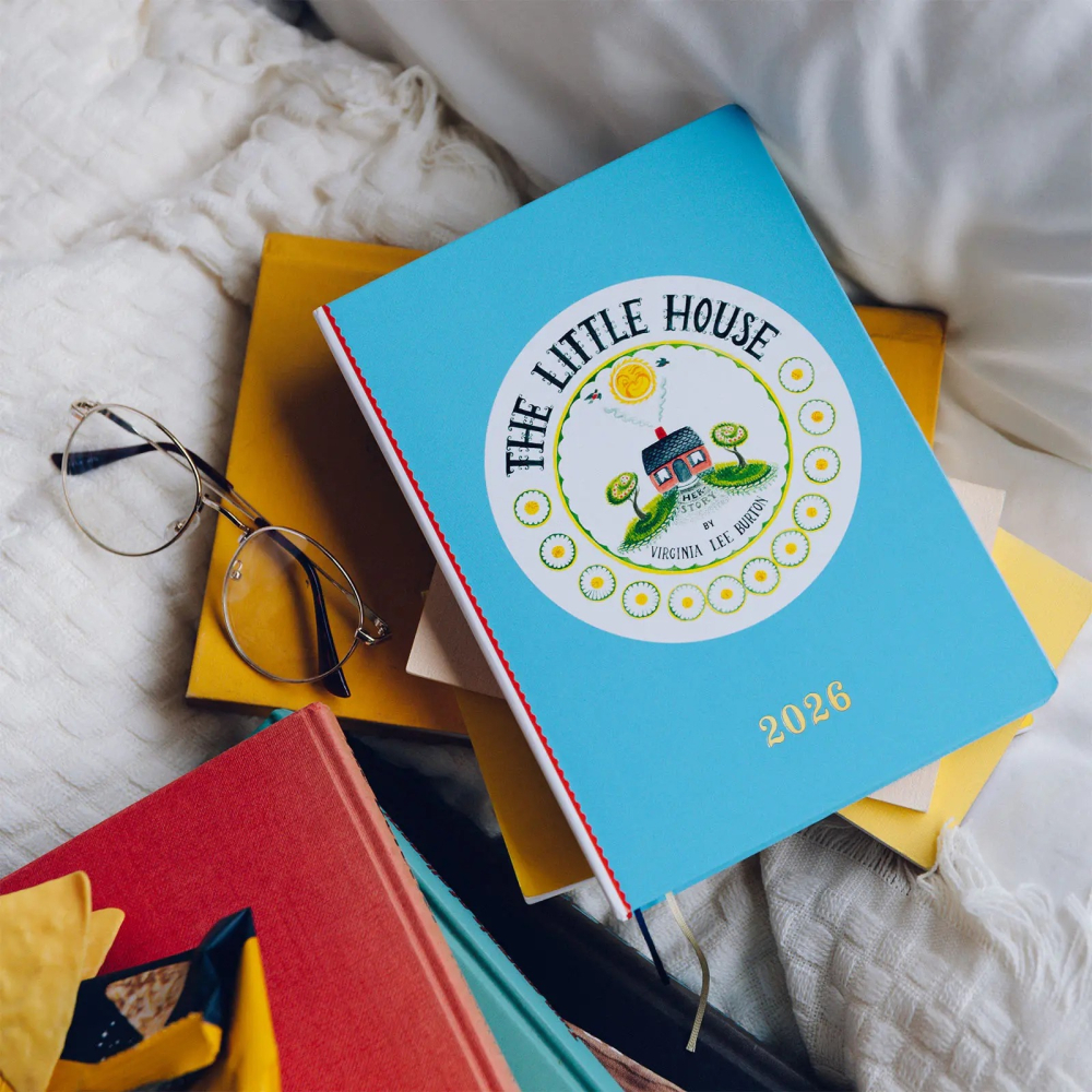 【預購】HOBO日2026年HON手帳書 A5大本 小房子 Virginia Lee Burton 小屋 日文/英文版-細節圖2