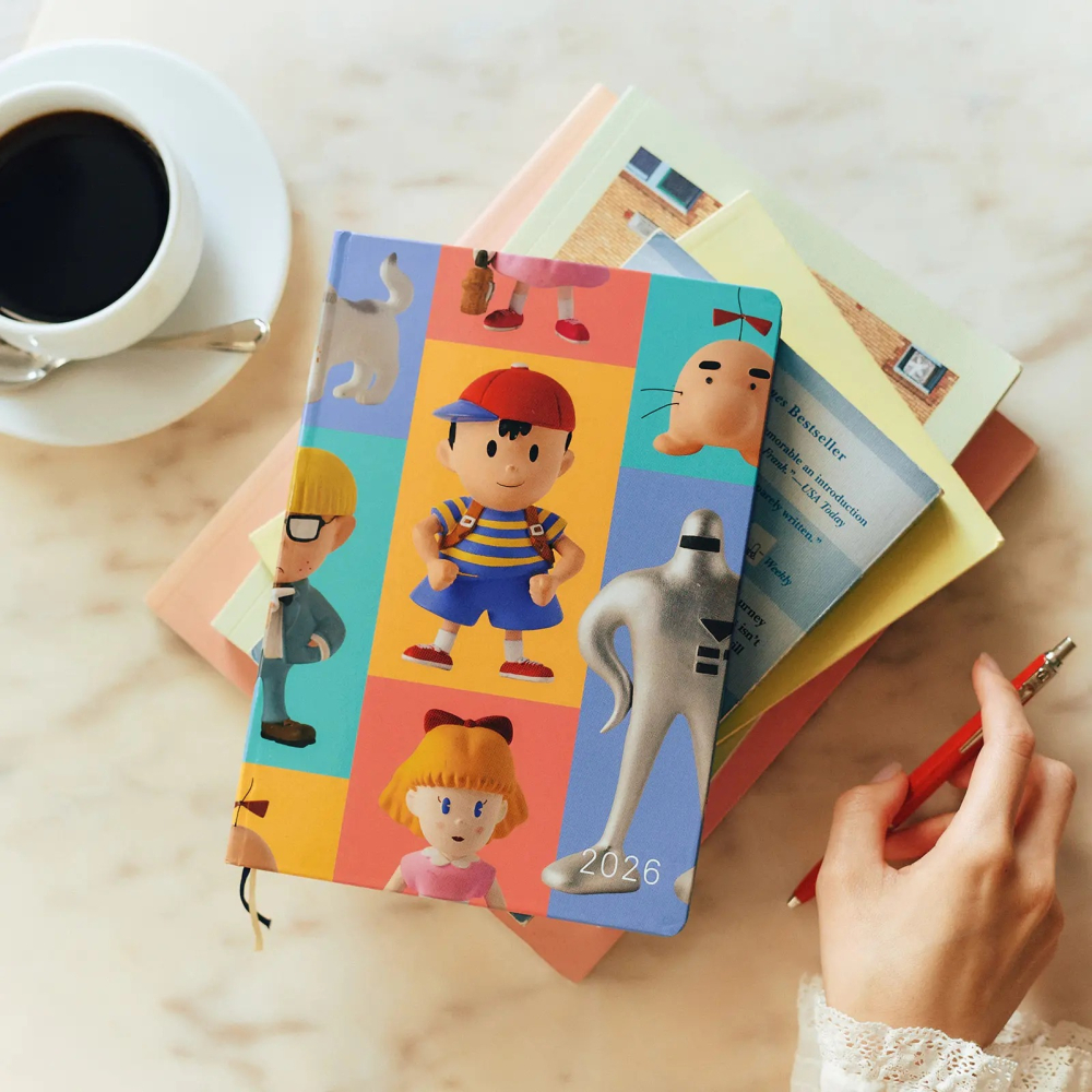 【預購】HOBO日2026年HON手帳書 A5大本 MOTHER2 基格的逆襲 地球冒險 日文/英文版-細節圖2