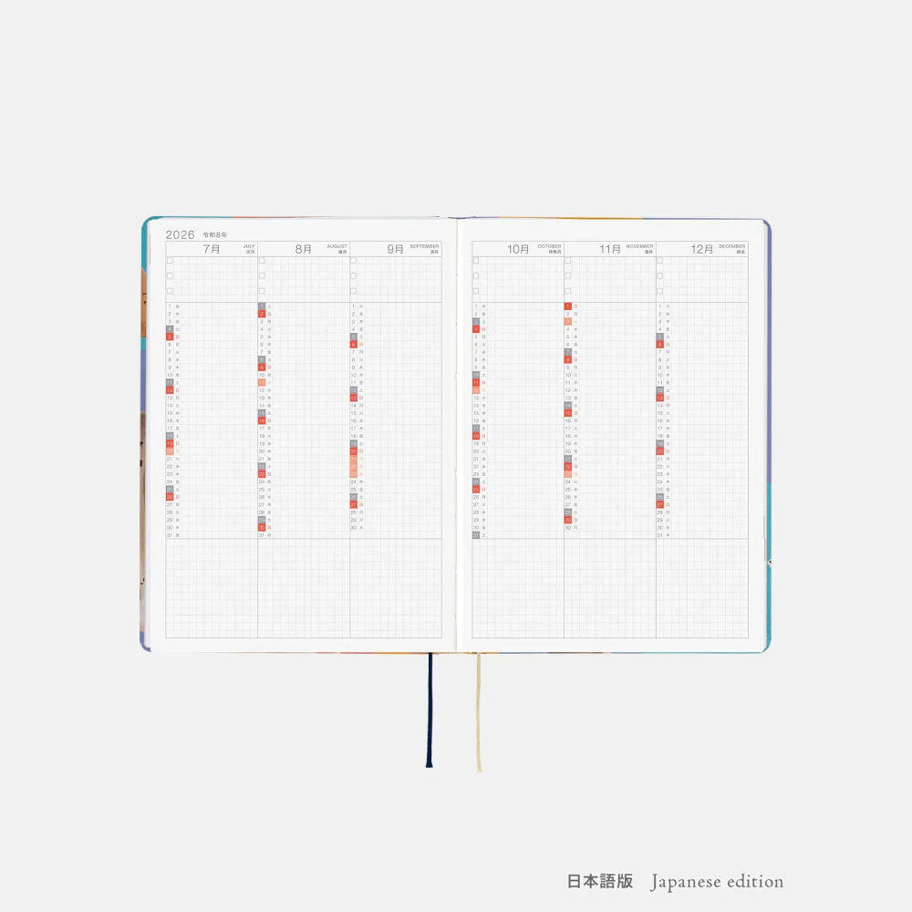 【預購】HOBO日2026年HON手帳書 A5大本 MOTHER2 基格的逆襲 地球冒險 日文/英文版-細節圖6