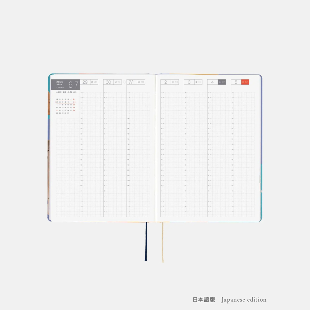 【預購】HOBO日2026年HON手帳書 A5大本 MOTHER2 基格的逆襲 地球冒險 日文/英文版-細節圖7