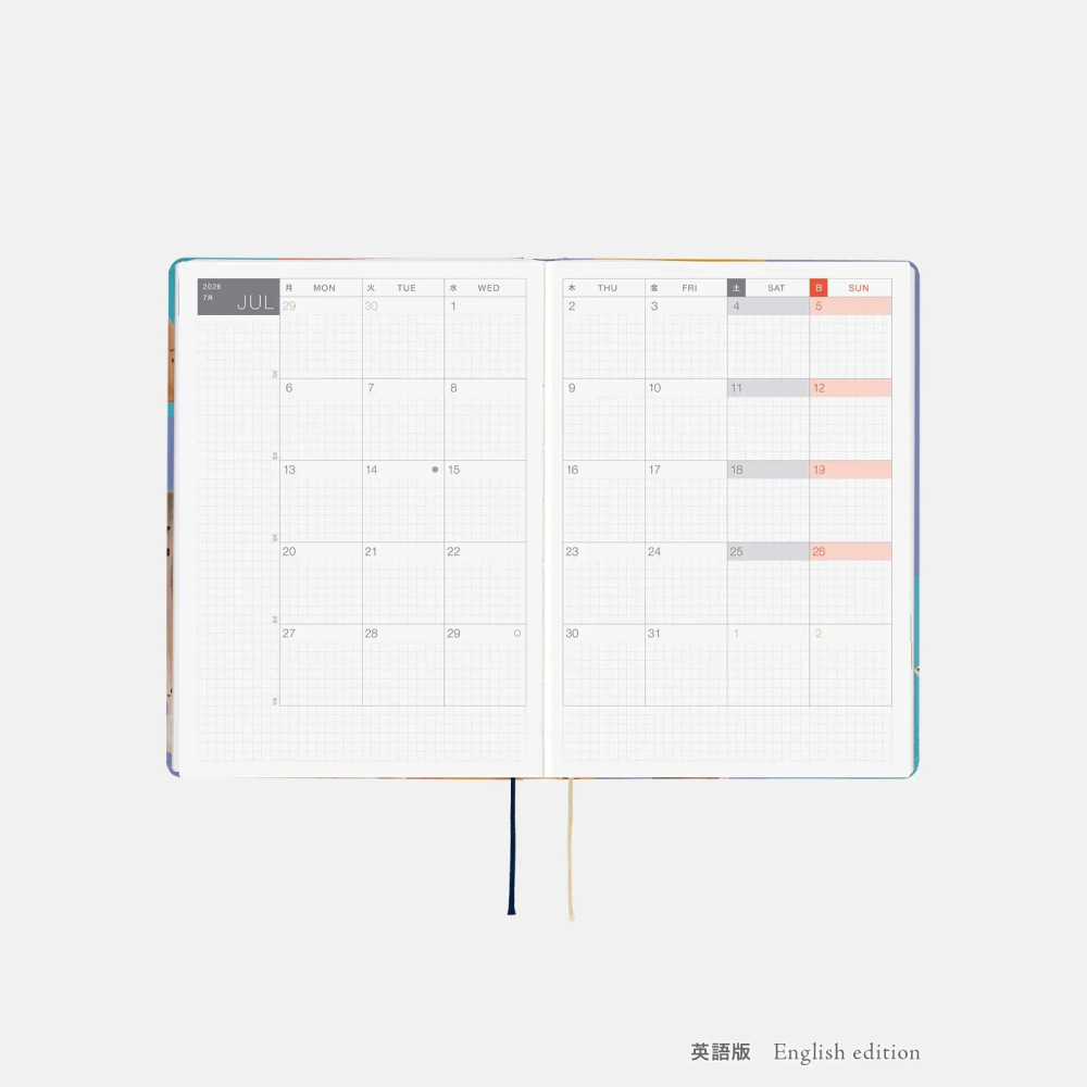 【預購】HOBO日2026年HON手帳書 A5大本 MOTHER2 基格的逆襲 地球冒險 日文/英文版-細節圖8