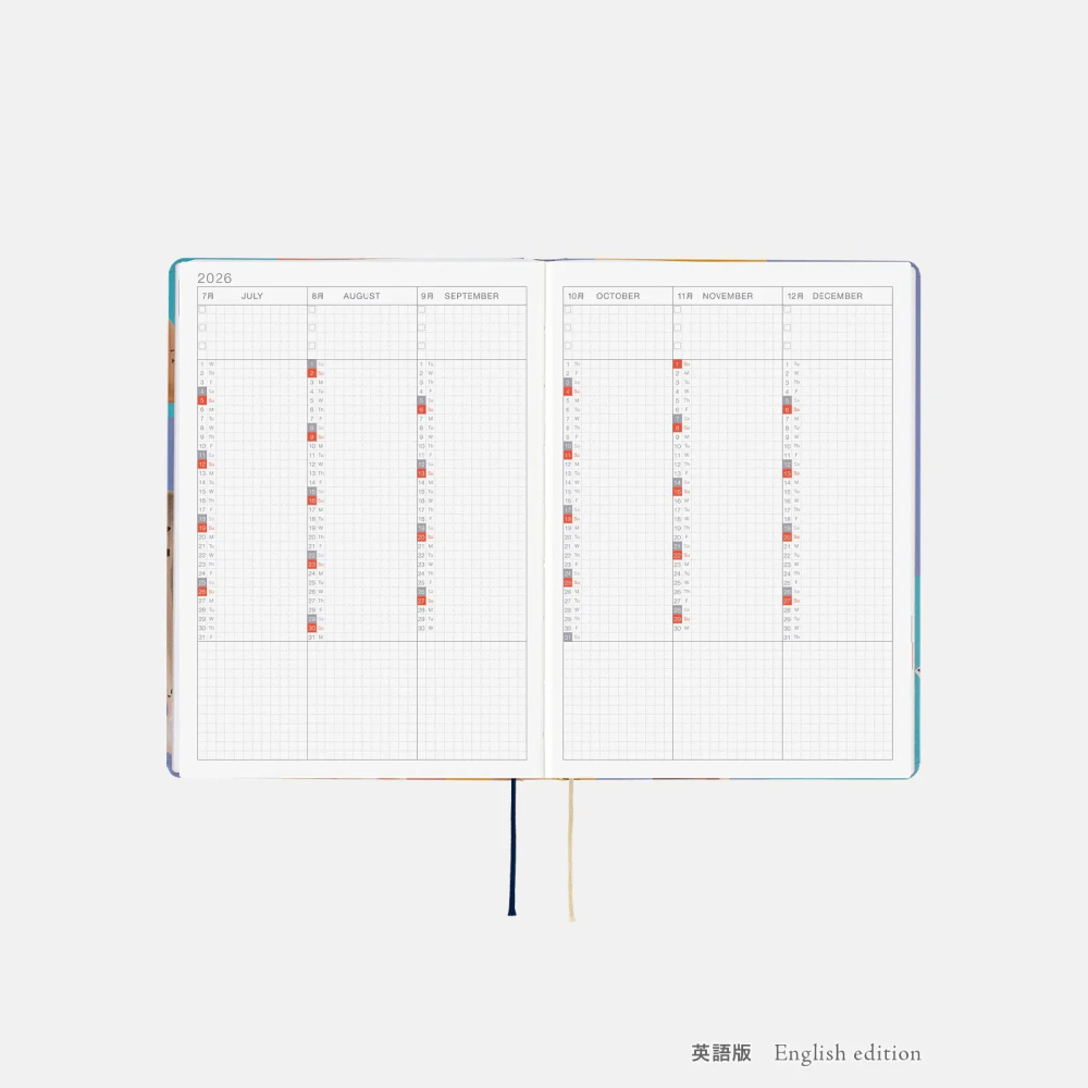 【預購】HOBO日2026年HON手帳書 A5大本 MOTHER2 基格的逆襲 地球冒險 日文/英文版-細節圖10