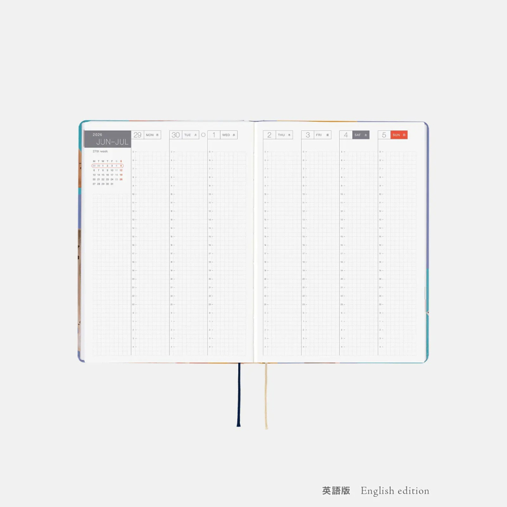 【預購】HOBO日2026年HON手帳書 A5大本 MOTHER2 基格的逆襲 地球冒險 日文/英文版-細節圖11