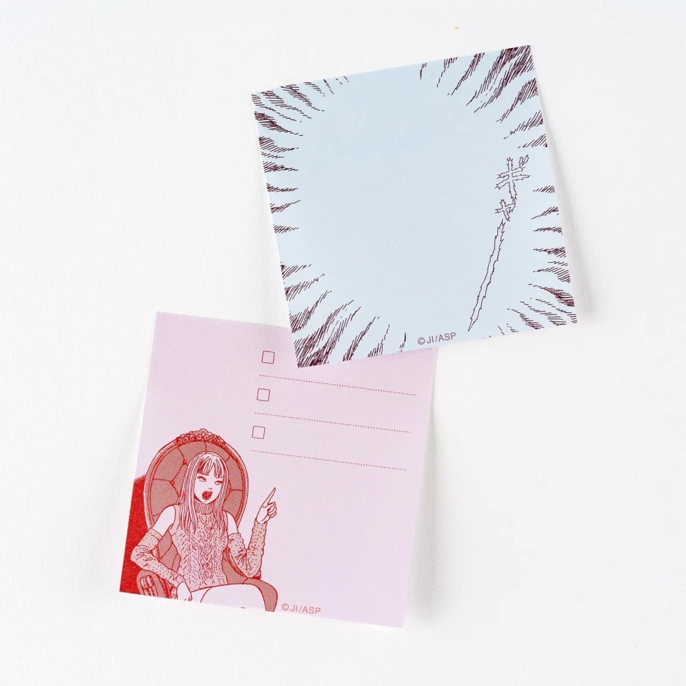 【現貨】HOBO日手帳 伊藤潤二 富江 恐怖便利貼 四款圖案 各20張 HOBO手帳週邊😱-細節圖4