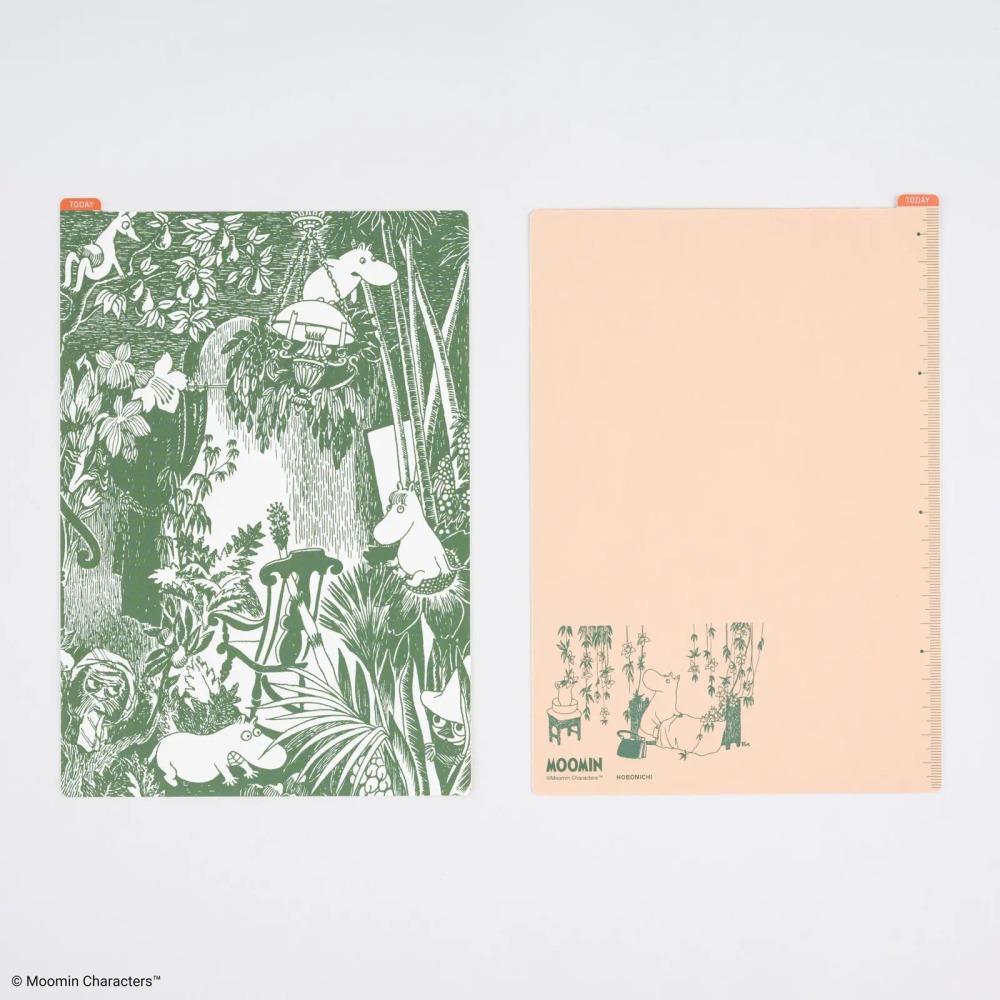 【現貨】HOBO日 墊板尺 MOOMIN 嚕嚕米 姆明 (A6/weeks/A5 三種尺寸) 手帳週邊-細節圖3
