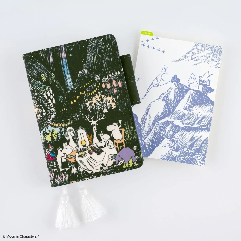 【現貨】HOBO日 墊板尺 MOOMIN 嚕嚕米 姆明 (A6/weeks/A5 三種尺寸) 手帳週邊-細節圖6
