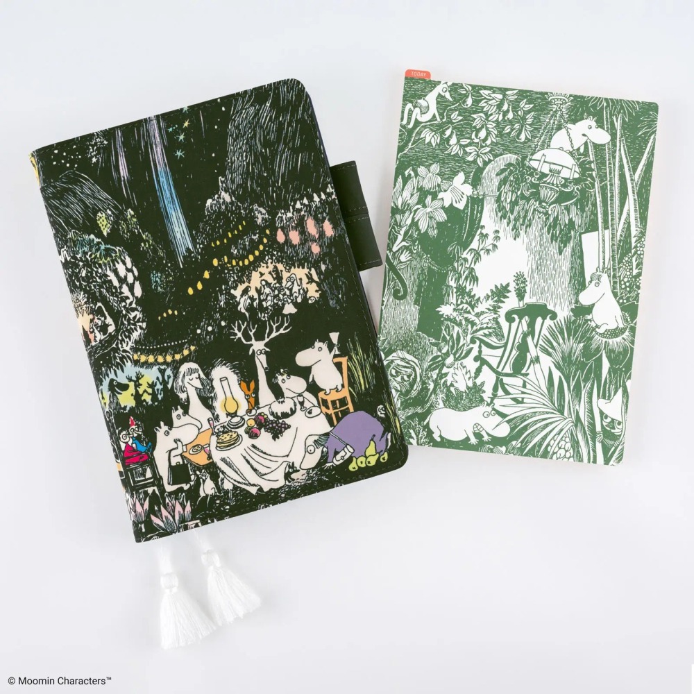 【現貨】HOBO日 墊板尺 MOOMIN 嚕嚕米 姆明 (A6/weeks/A5 三種尺寸) 手帳週邊-細節圖7