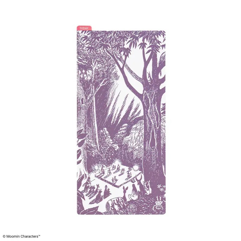 【現貨】HOBO日 墊板尺 MOOMIN 嚕嚕米 姆明 (A6/weeks/A5 三種尺寸) 手帳週邊-規格圖11
