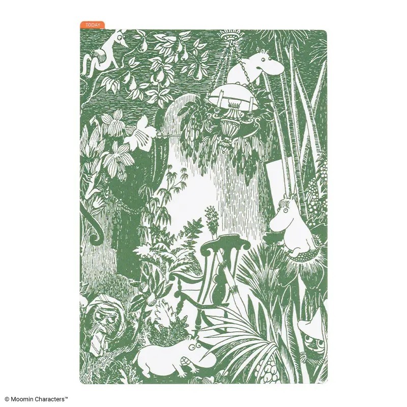 【現貨】HOBO日 墊板尺 MOOMIN 嚕嚕米 姆明 (A6/weeks/A5 三種尺寸) 手帳週邊-規格圖11
