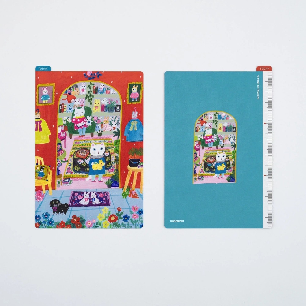 【部分現貨】HOBO日 墊板尺 北岸由美 in the room／in the garden／動物公寓(三種尺寸)-細節圖2